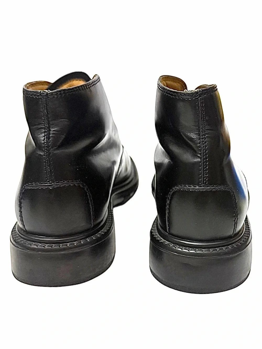 Tod’s Black Leather Chukka Desert Ankle Boots Men’s Size 8.5M